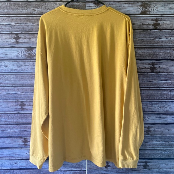 LL Bean Men's Long-Sleeved Shirt Size XL Regular Traditional Fit Yellow - Picture 2 of 4